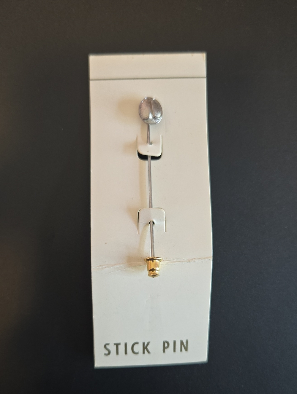 Silver and Gold Tone Stick Pin